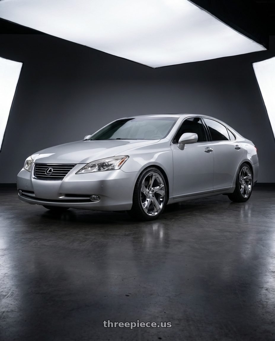 2007 Lexus Es 350 with Shift Strut 5x114.3 17x8 +35 Chrome wheels