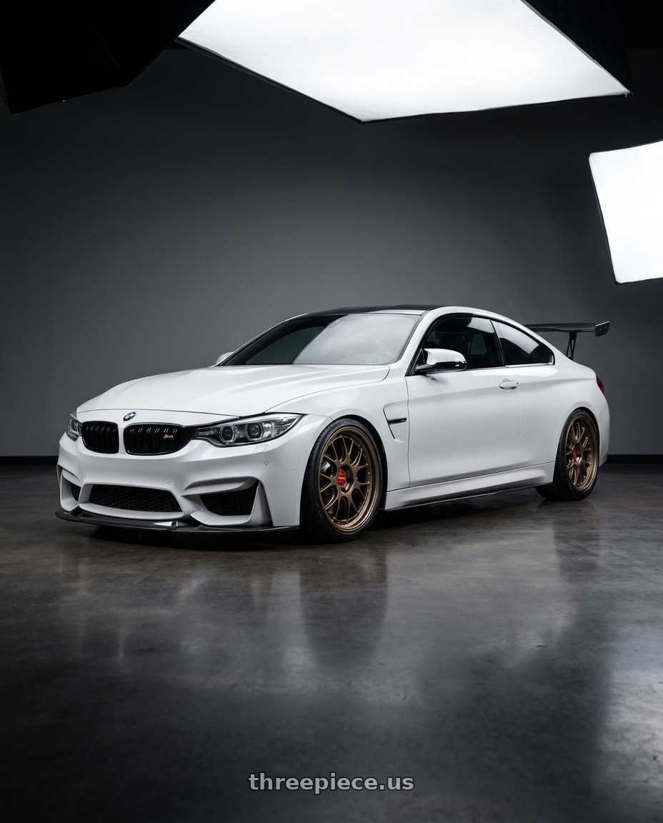 2016 F82 M4 with BBS LM-R 5x120 20x9.5+23 Matte Bronze wheels