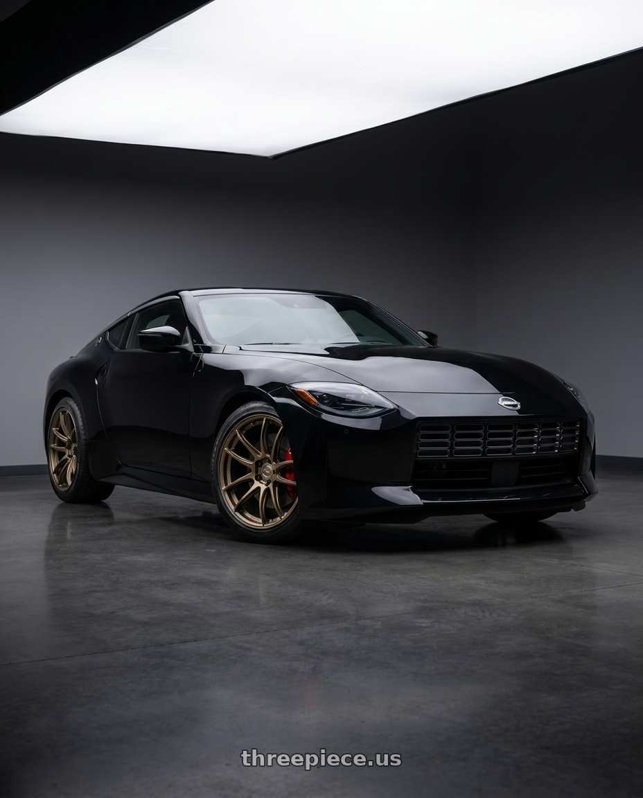 2024 Nissan Z Performance with Work Zr10 2P 5x114.3 20x10.5 +18 Matte Bronze wheels