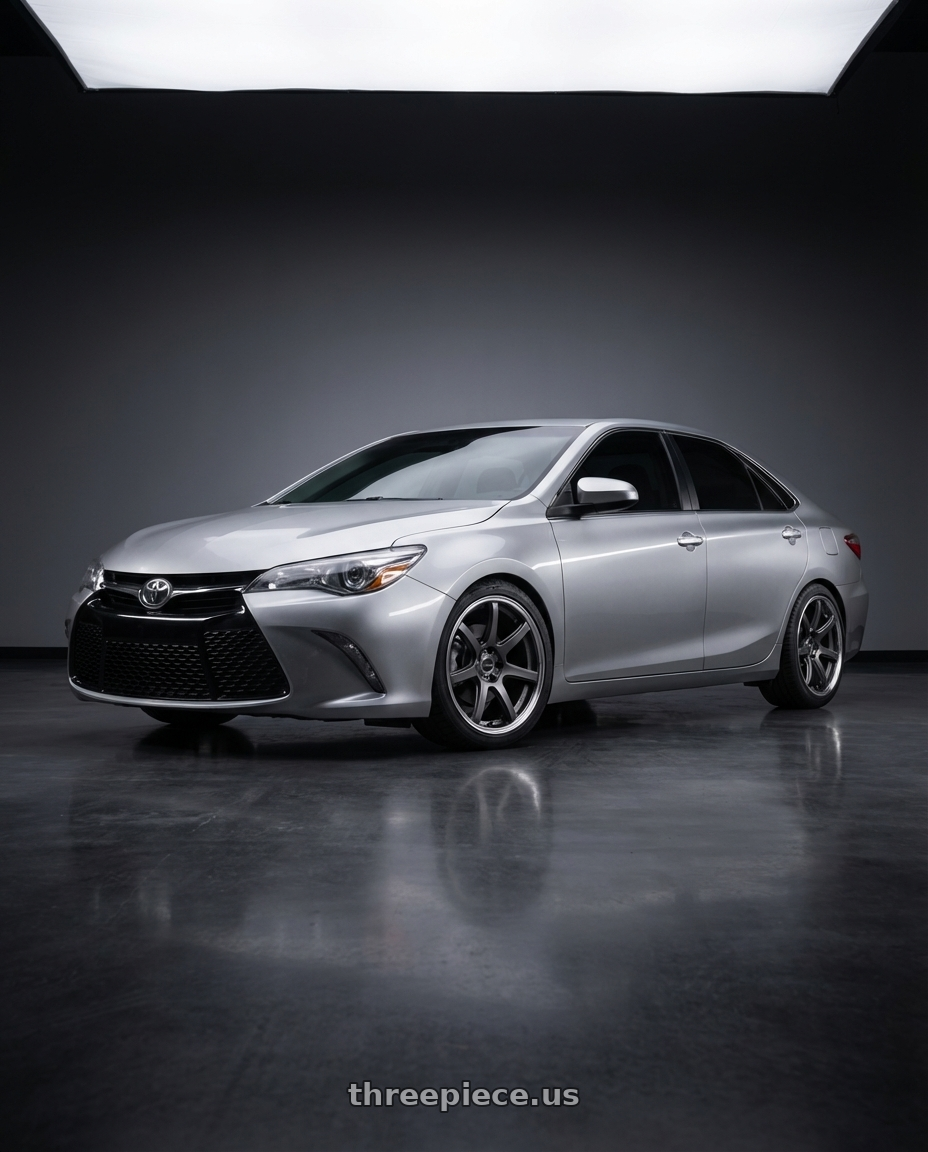 2015 Toyota Camry with Work Emotion T7R 2P wheels