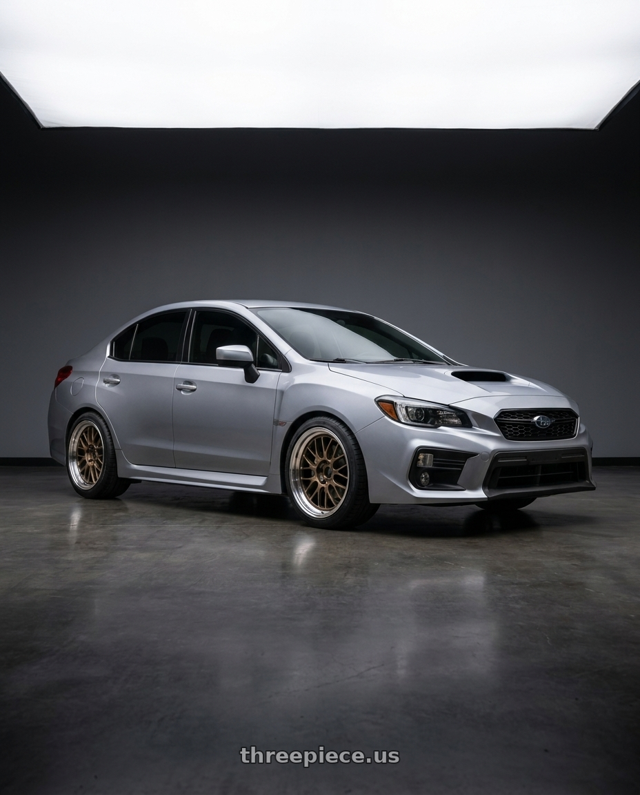 2018  SUBARU  WRX with Volk Racing 21A SPEC-SR 5x114.3 18x10.5 +15 SHINING BRONZE METAL / RIM DC wheels