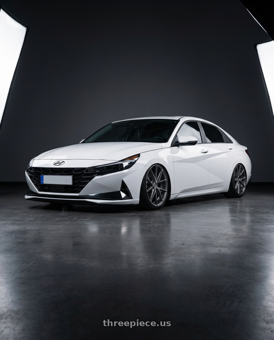 2024 Hyundai Elantra N with Niche 1PC M116 MISANO 5X114.3 19X9.5 +35 MATTE GUN METAL wheels