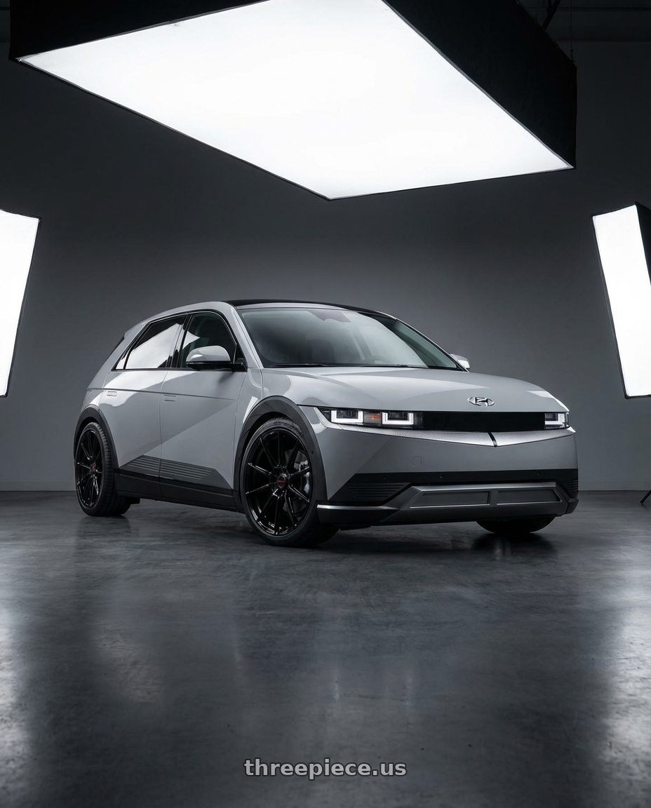 2024 Hyundai Ioniq 5 N with Vossen x Novitec NF10 21x9.5in - 5x114.3 BP - ET28 - Gloss Black Ferrari SF90 Front Wheel - F-AFP-47-F01-C25 wheels