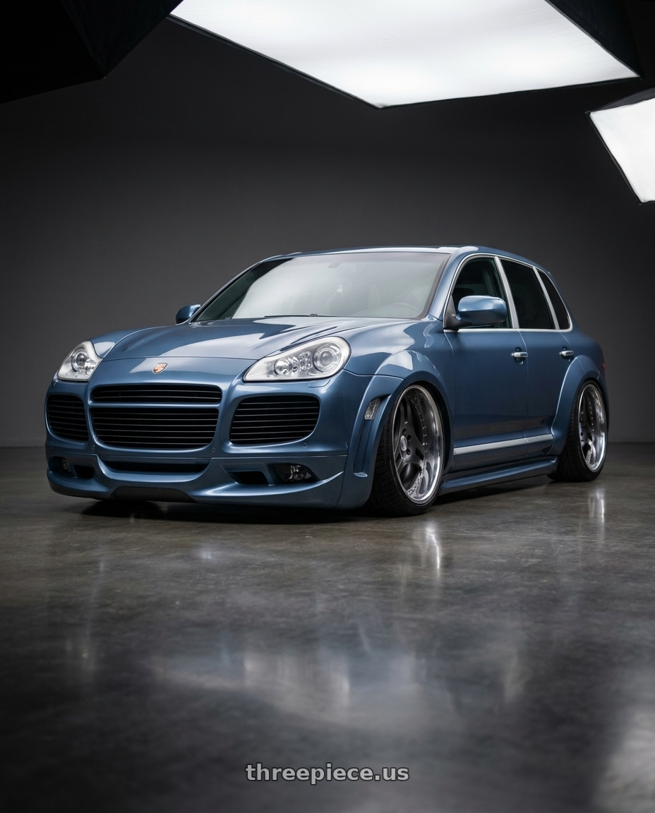 2005 Porsche Cayenne Turbo with Heritage Wheel TSUKUBA wheels