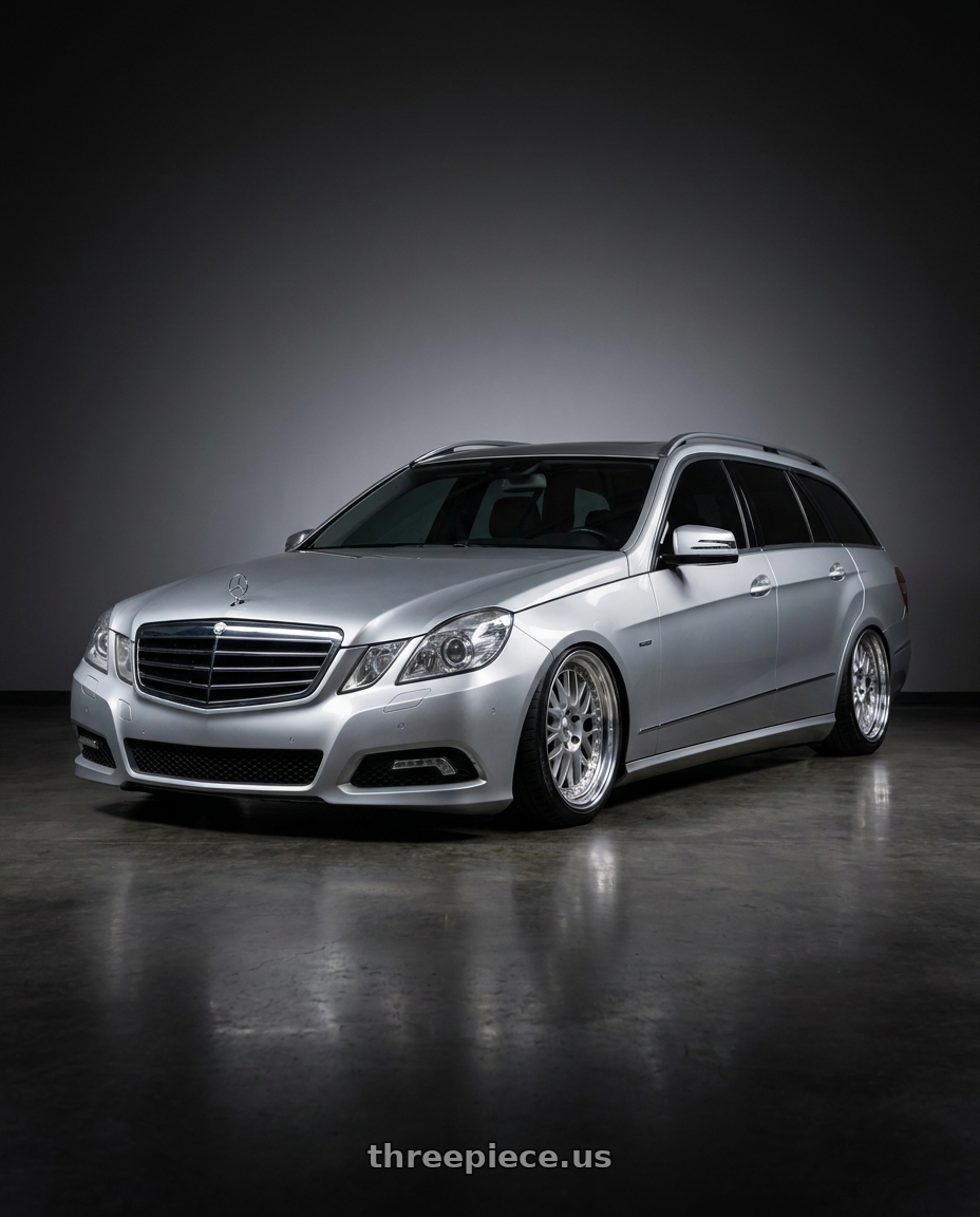 2010 Benz s212 with Work Meister M1 3p 4x100 16x10.5+13 W Disk Silver wheels