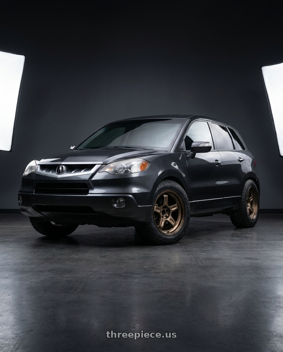 2008 Acura RDX with Volk Racing 21C 5x114.3 18X9+20  Bronze wheels