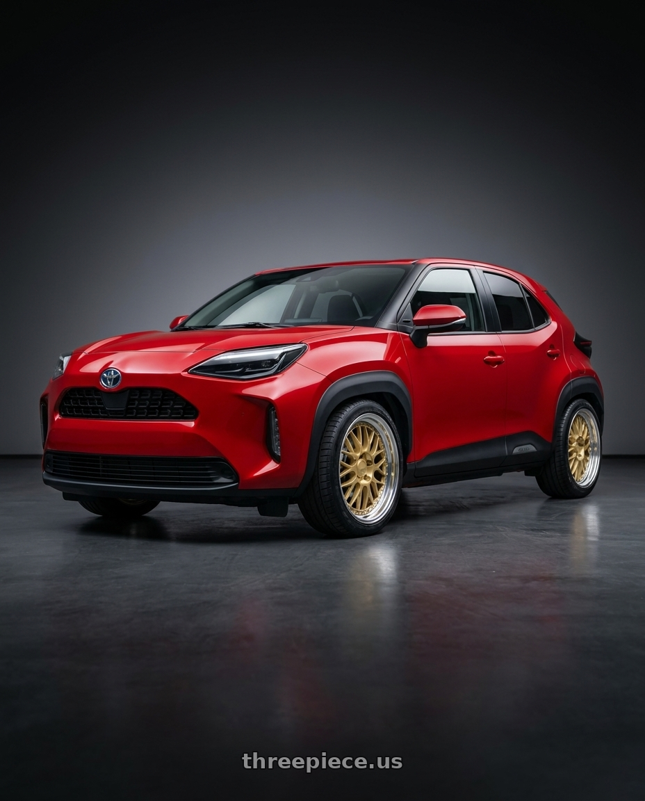 2022 Toyota Yaris Cross with Work Brombacher Mesh wheels