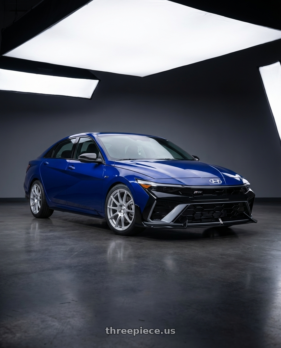 2025 Hyundai N-Line with Maxxim 10S Winner 4X100/4X108 17x7 +40 Full Silver wheels