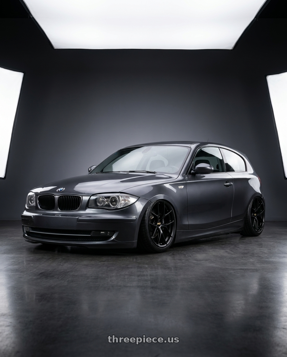 2012 BMW 1 Series E82 with BBS FI-R 5x120 19x9.5+22 Satin Black wheels