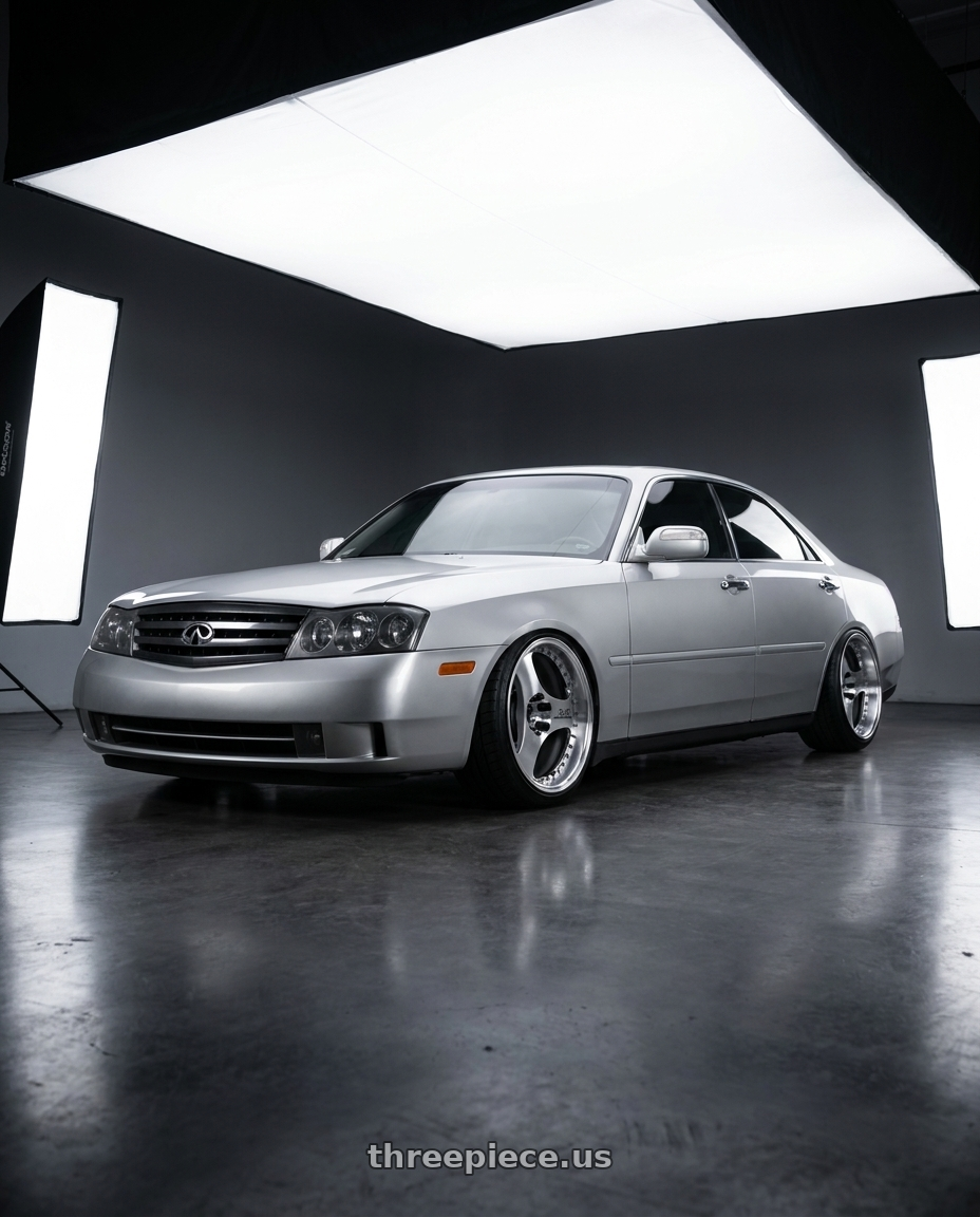 2004 Infiniti M45 with Advan Racing ONI2 PROGRESSIVE 5x114.3 20x11.0 +15 MACHINING & DIAMOND CUT wheels