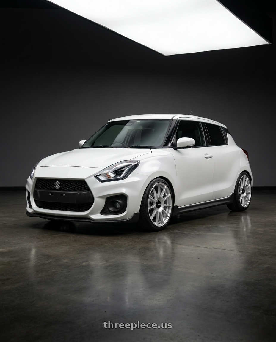 2024 Suzuki Swift  with Rotiform 1PC R170 DTM 5X108/5X114.3 17X8 +40 SILVER wheels