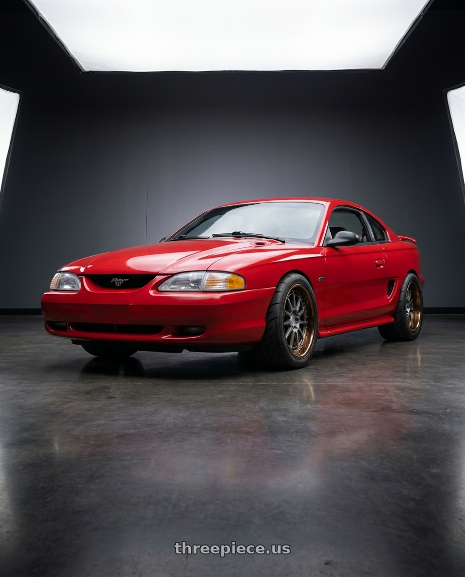 1997 Ford Mustang with Heritage Wheel HOKKAIDO wheels