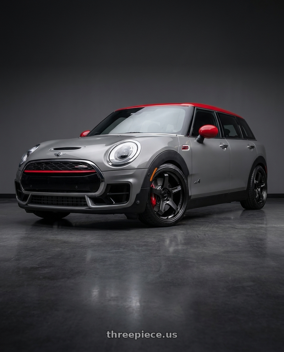 2017 MINI Clubman JCW with Advan Racing GT BEYOND-R 5x112 18x8.5 +45 RACING TITANIUM BLACK wheels