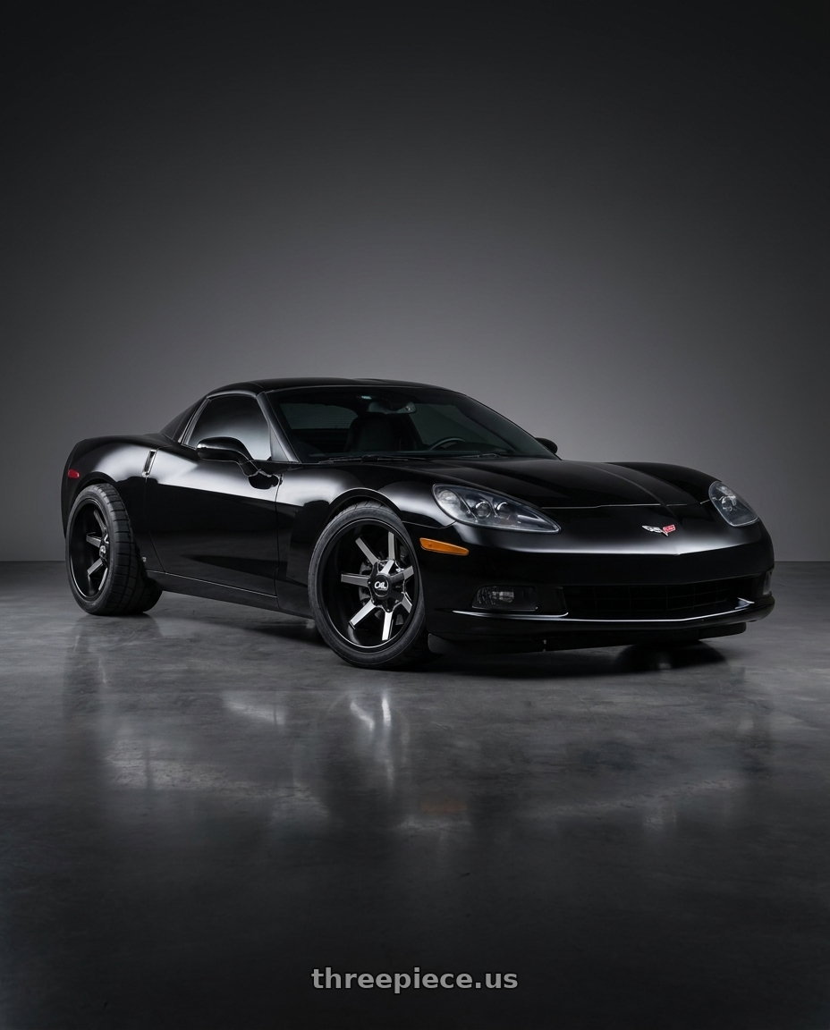 2008 Chevrolet Corvette with Cali Off-Road Busted 9100 PVD2 6x139.7 20x12-44 wheels