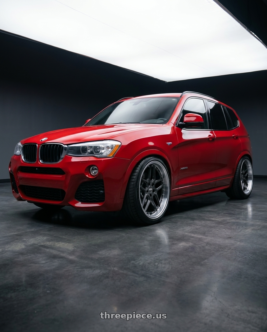 2017 x3 Msport with ESR Wheels CS SERIES CS15 5x120 18x10.5 +22 Gloss Graphite wheels