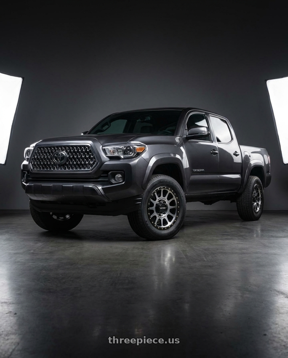 2022 Toyota Tacoma Limited with Method Race Wheels 305MB NV 6x139.7 17x8.5 +0 MACHINED - MATTE BLACK LIP wheels