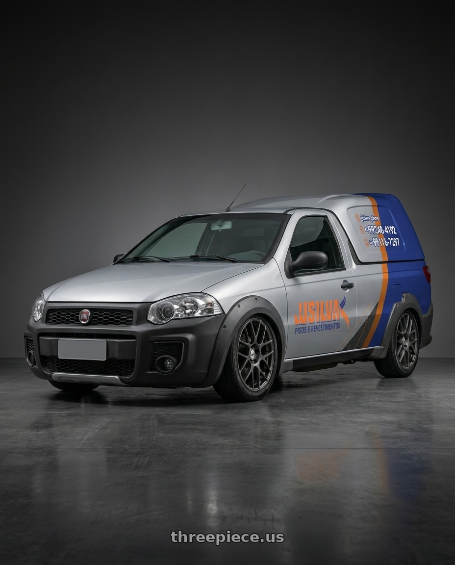 fiat strada 2011 com baú  with TSW NURBURGRING 5X114.3 17X7.5 +45 MATTE GUNMETAL wheels
