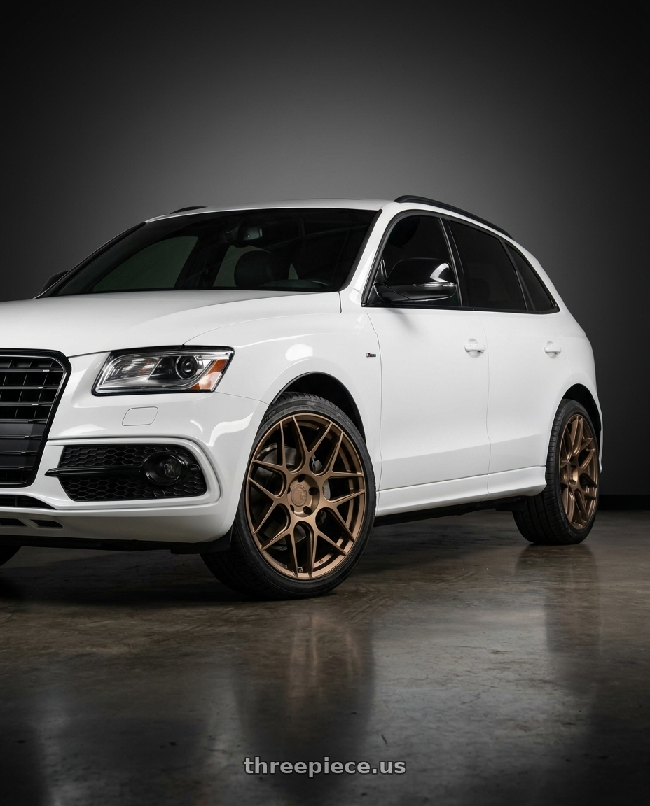 2017 audi q5 with Aodhan AFF2 5x112 20x10.5+35 Matte Bronze wheels