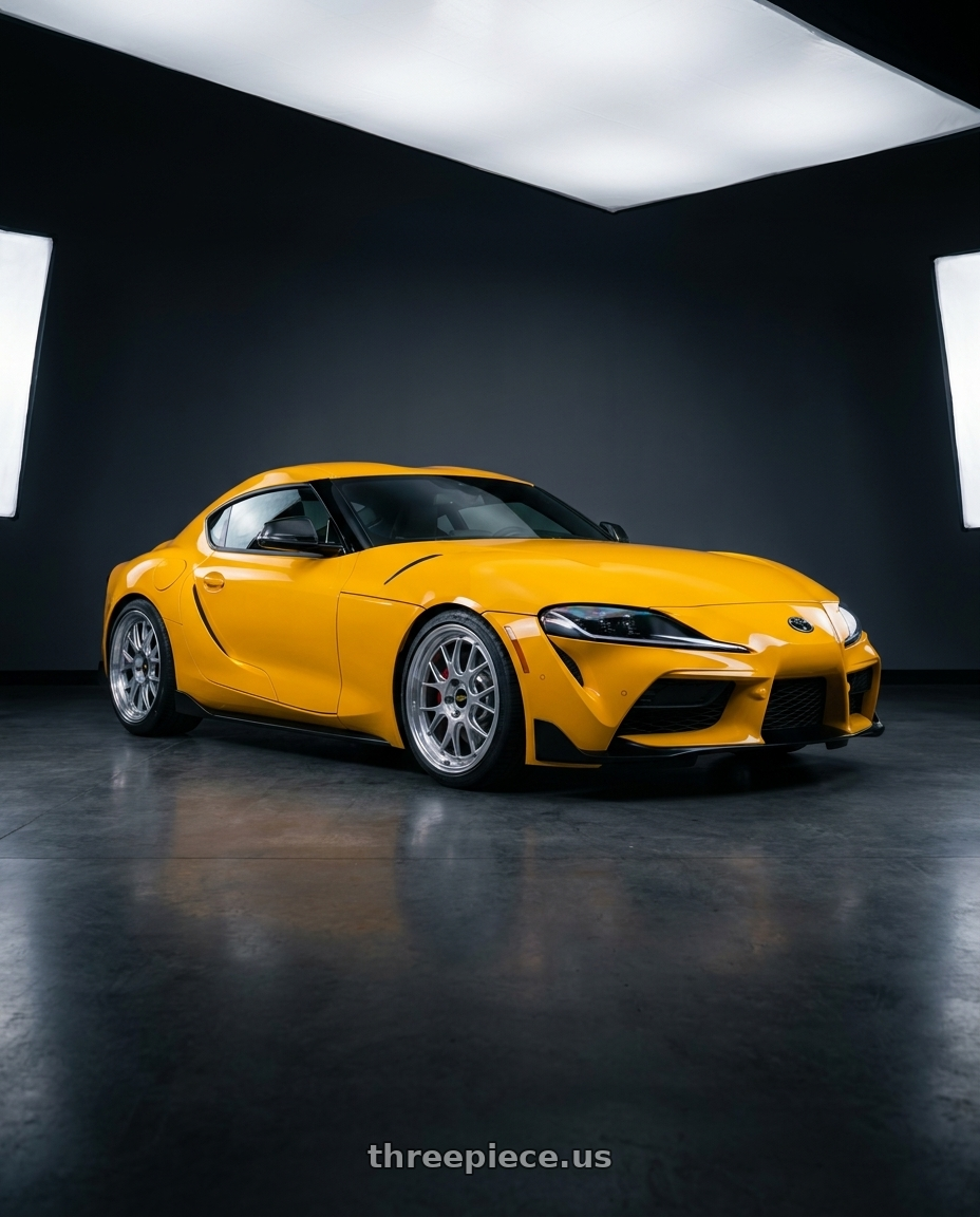 2022 Toyota Supra A91-CF Nitro with BBS LM-R 5x112 19x9.5+38 Diamond Silver wheels
