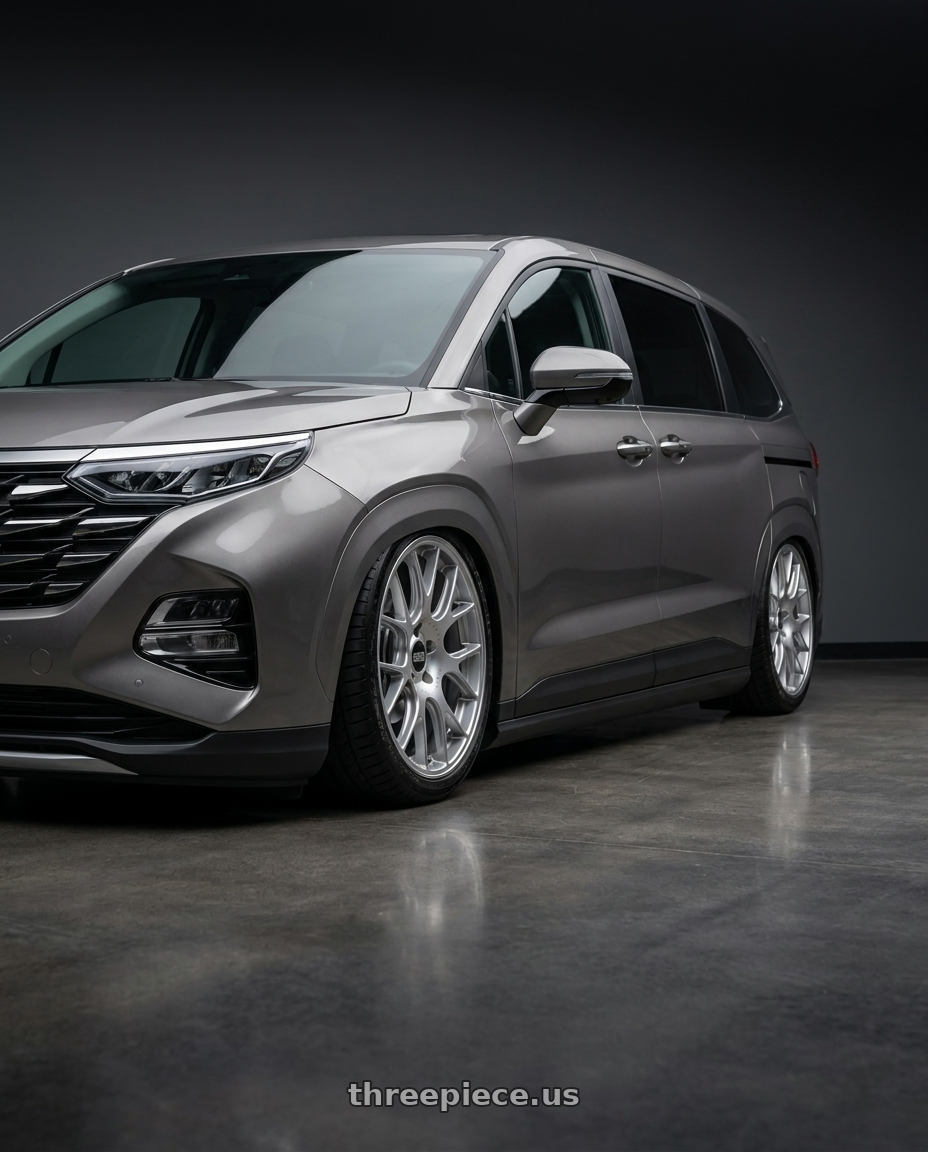 2022 Hyundai custin with BBS CH-R 5x114.3 19x8 +38 Brilliant Silver Polished Rim Protector wheels
