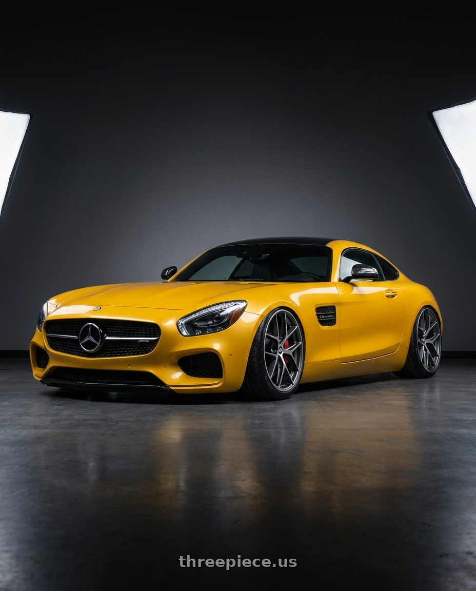 2019 Mercedes-Benz AMG GT with BBS CC-R 5x112 20x8.5+30 Graphite w/ Diamond Cut Face wheels