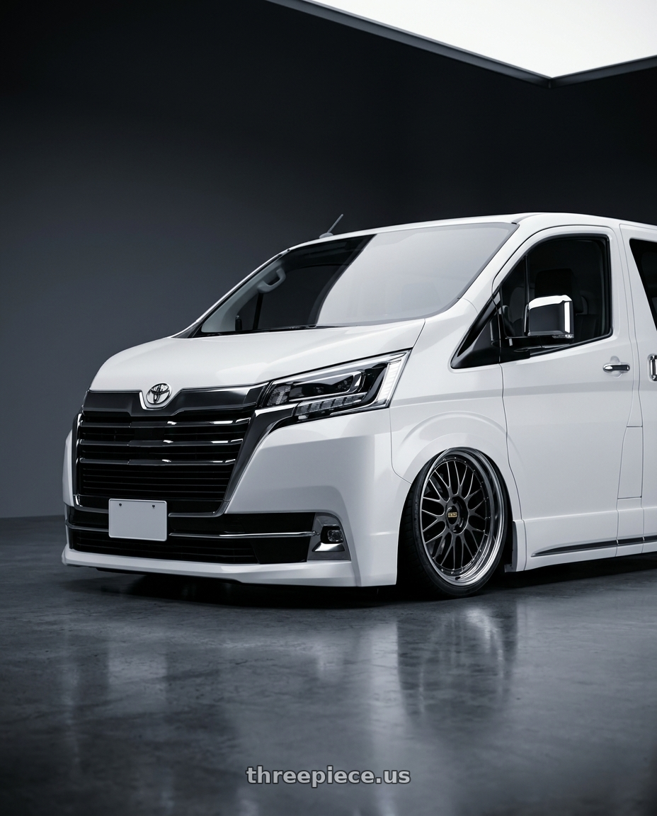 2026 Toyota granvia with BBS LM 5x120 20x9.0+15 Diamond Black wheels