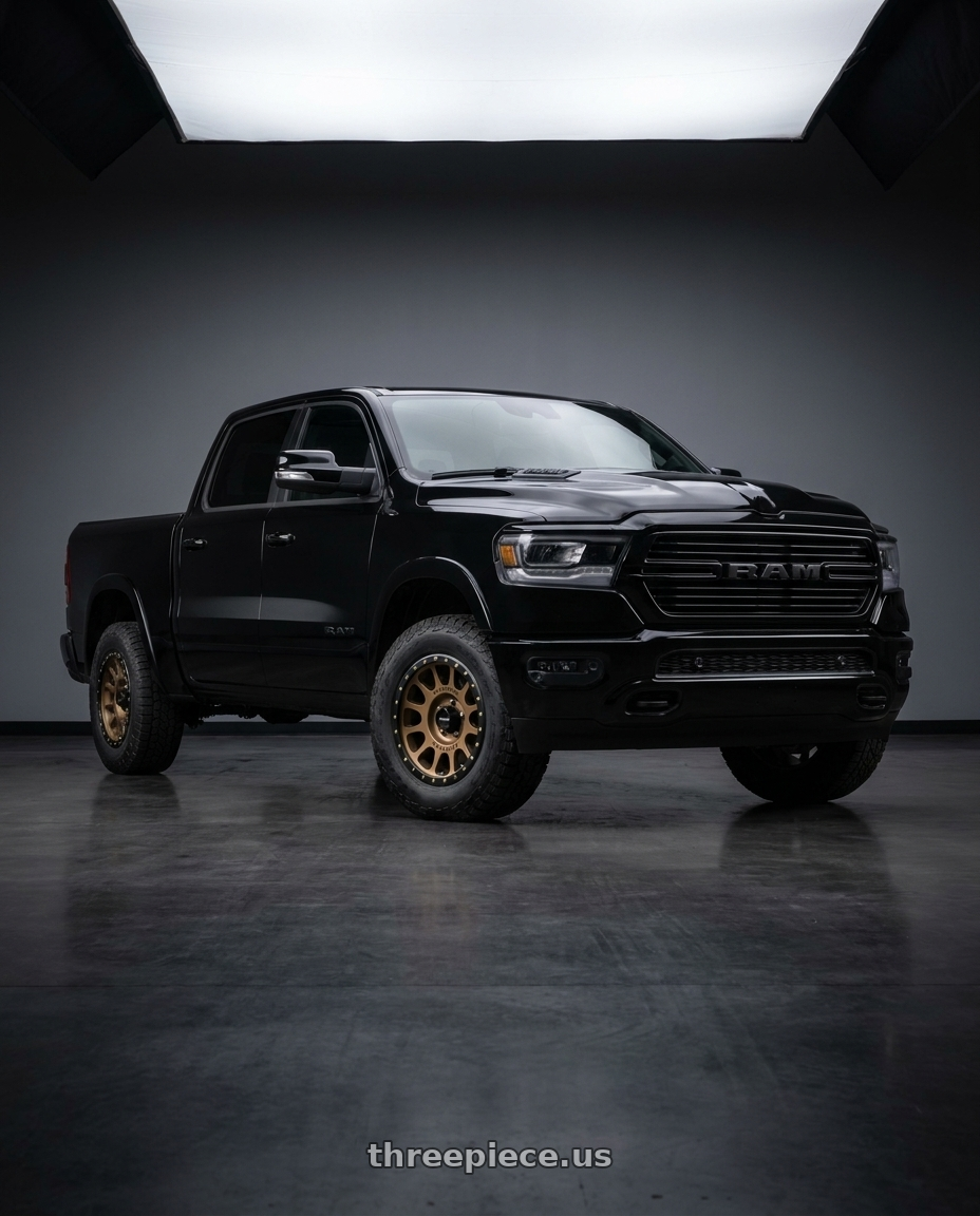 2021 Ram 1500 Laramie with Method Race Wheels 305BZ NV 6x139.7 18x9 -12 METHOD BRONZE wheels
