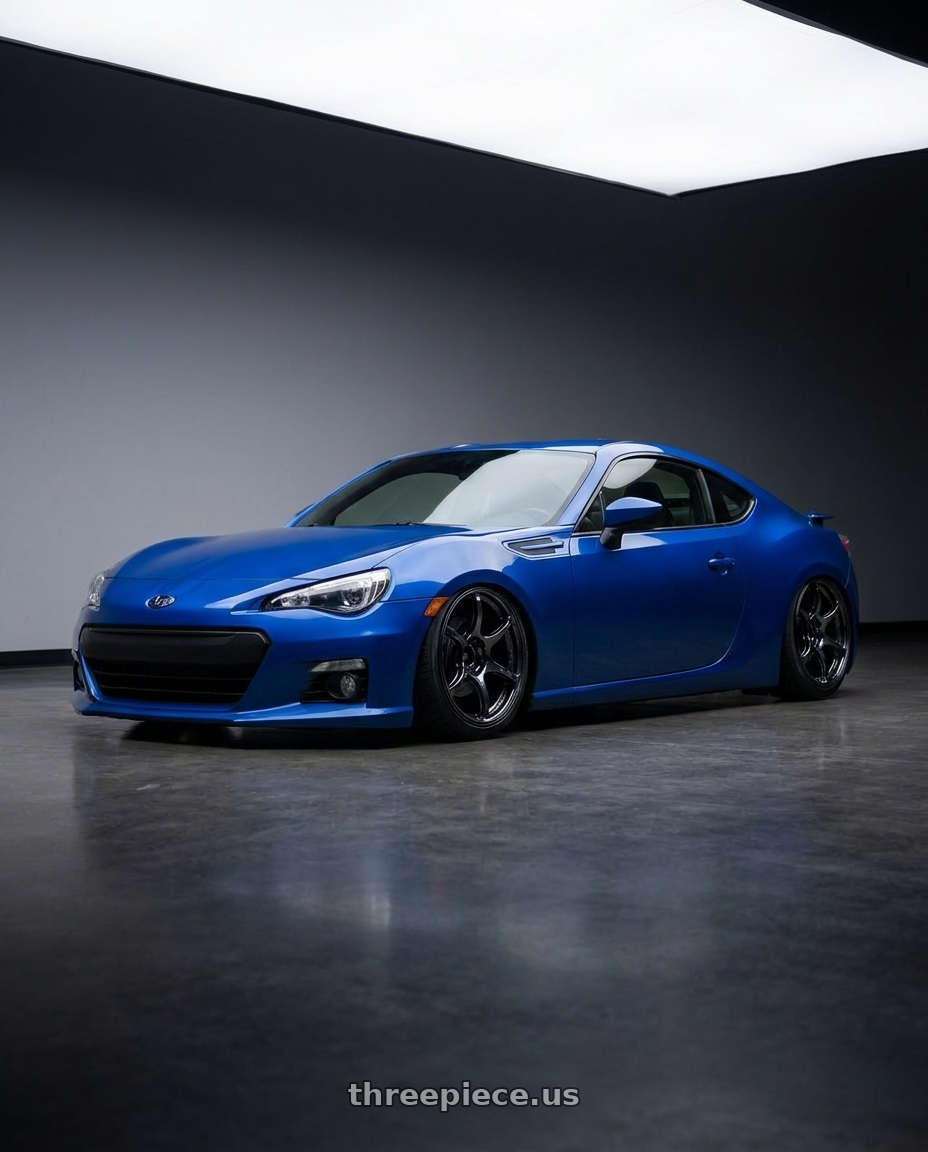 2024 Subaru BRZ with Advan RGIII 5x114.3 18x10.5+15 Gloss Black wheels
