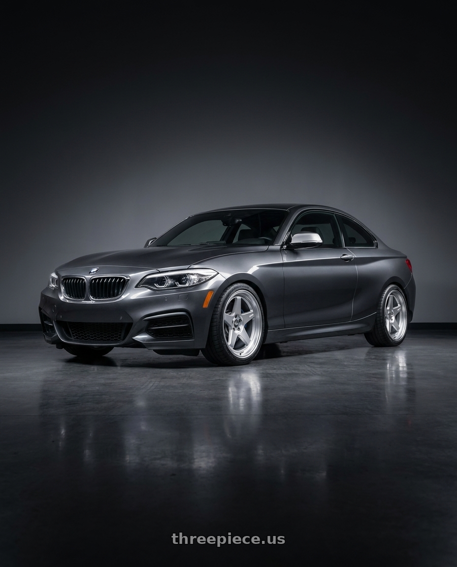 2018 Bmw M240i with ESR Wheels CR SERIES CR5 5x100 18x10.5 +22 Hyper Silver wheels