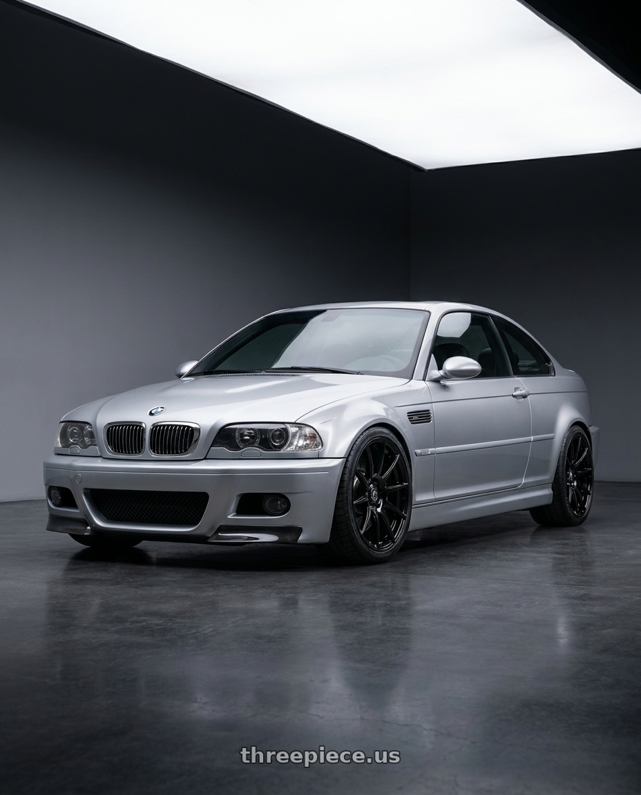 2003 BMW M3 with Forgestar CF10 5x114.3 19x9 +35 Gloss Black wheels