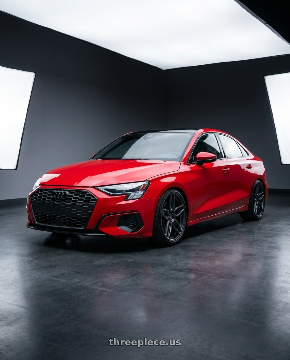 2022 Audi A3 Quattro with ADV.1 ADV005 5x130 21x9 +46 Satin Black wheels