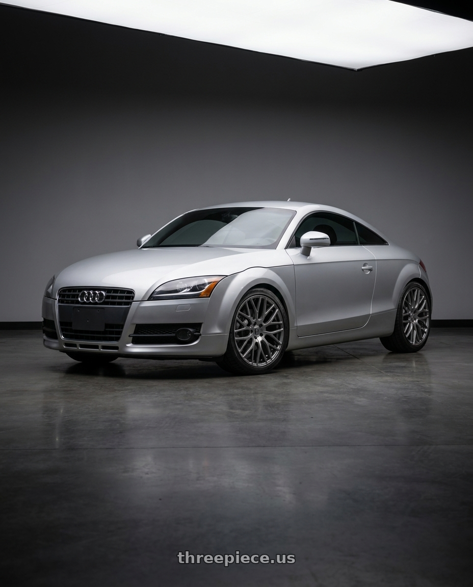 2008 audi tt Mk2 with TOUREN TR76 3276 5x112 19x8.5 +35 GLOSS GRAPHITE wheels