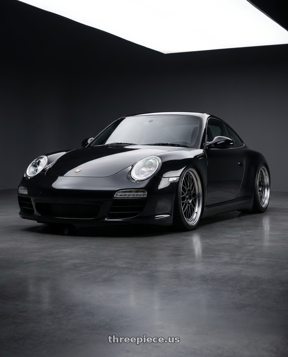2012 Porsche 997 with BBS LM 5x114.3 18x8.0+35 Diamond Black wheels