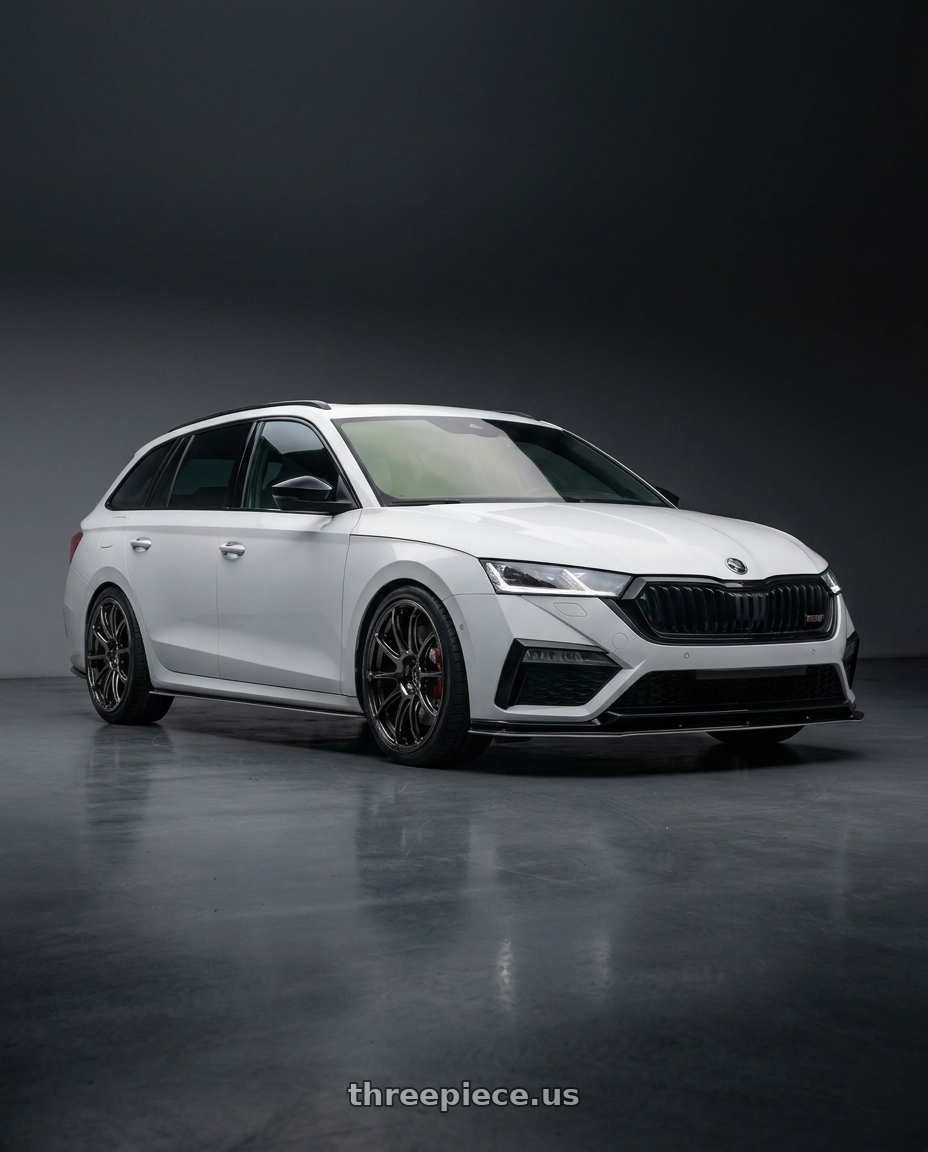 2023 Octavia combi rs  with Work Emotion ZR10 wheels
