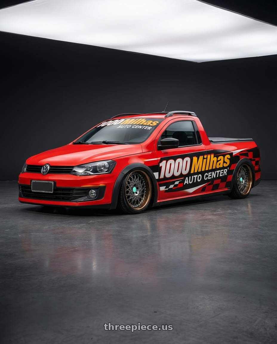 Saveiro 2015 trendline red with Heritage Wheel FUJI wheels