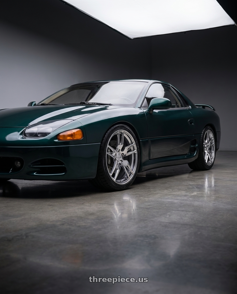 1995 Mitsubishi 3000GT VR-4 with American Racing Forged 100 5x120.65 20x10.5 +65 POLISHED wheels