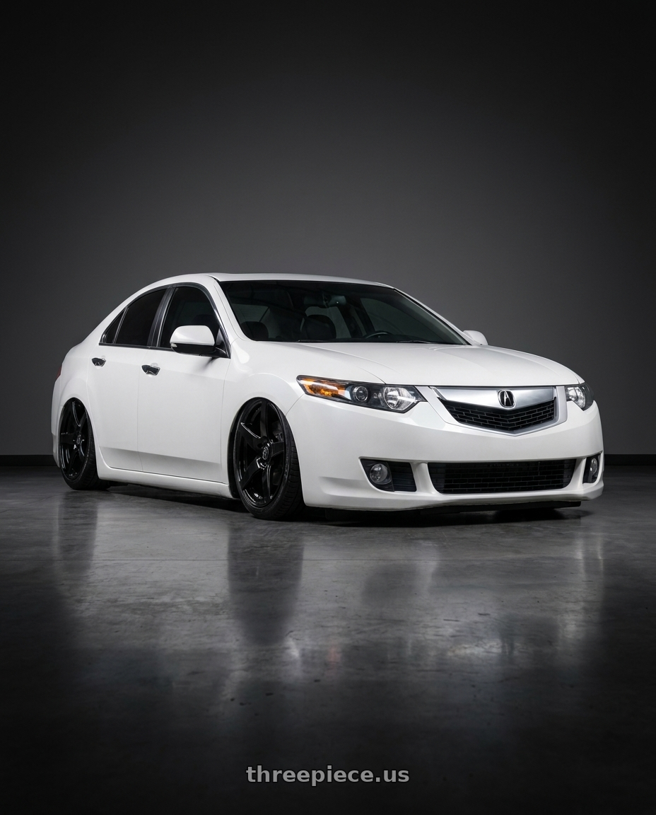 2013 Acura TSX with Forgestar CF5 5x114.3 19x9 +35 Gloss Black wheels