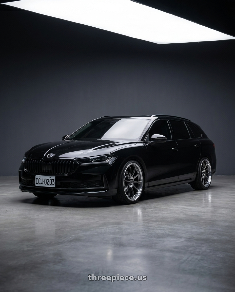 2026 superb combi  with Advan Racing RZ-DF2 5x114.3 19x8.5 +45 DIAMOND CUT & HYPER PLATINUM BLACK wheels