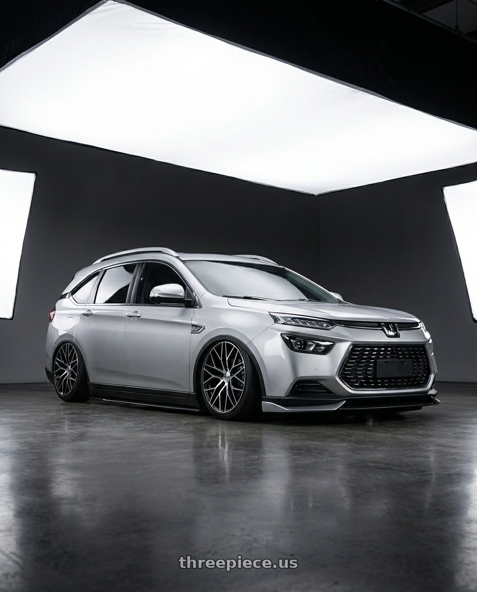 2021 Luxgen urx with KATANA RACING KR01 5x108 20x8.5 +40 Glossy Black Machined Face wheels