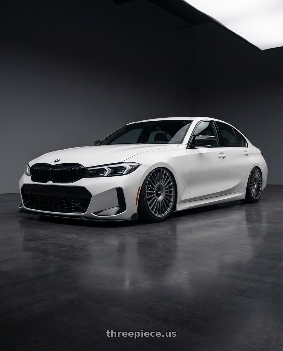 2025 bmw m340xi with Rotiform RC202 GRZ 5X112/5X114.3 19x8.5 +45 MATTE ANTHRACITE wheels