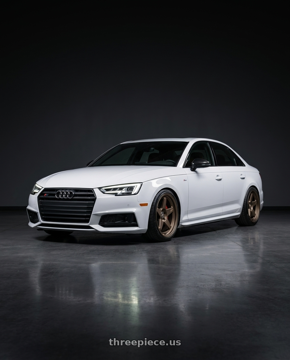 2019 audi s4 with ESR Wheels CR SERIES CR5 5x100 18x8.5 +30 Matte Bronze wheels