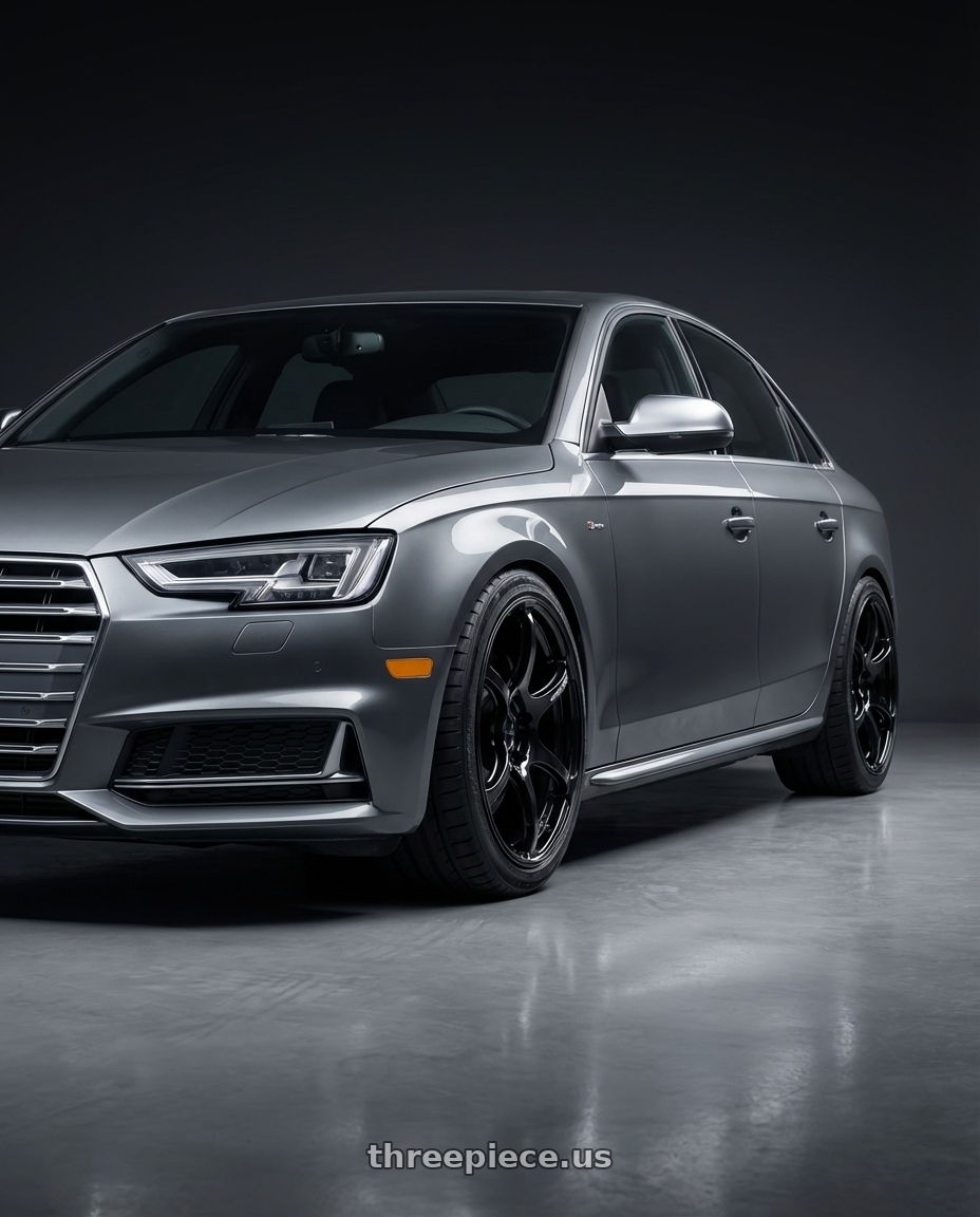 2015 Audi S4 B8.5 with Advan RGIII 5x112 19x8.5+45 Gloss Black wheels