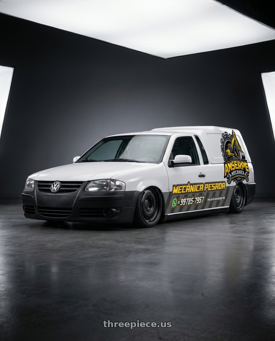 2008 volkswagen saveiro com capota with fifteen52 ANALOG HD 5x120 17x8.0 +25 ASPHALT BLACK (SATIN BLACK) wheels