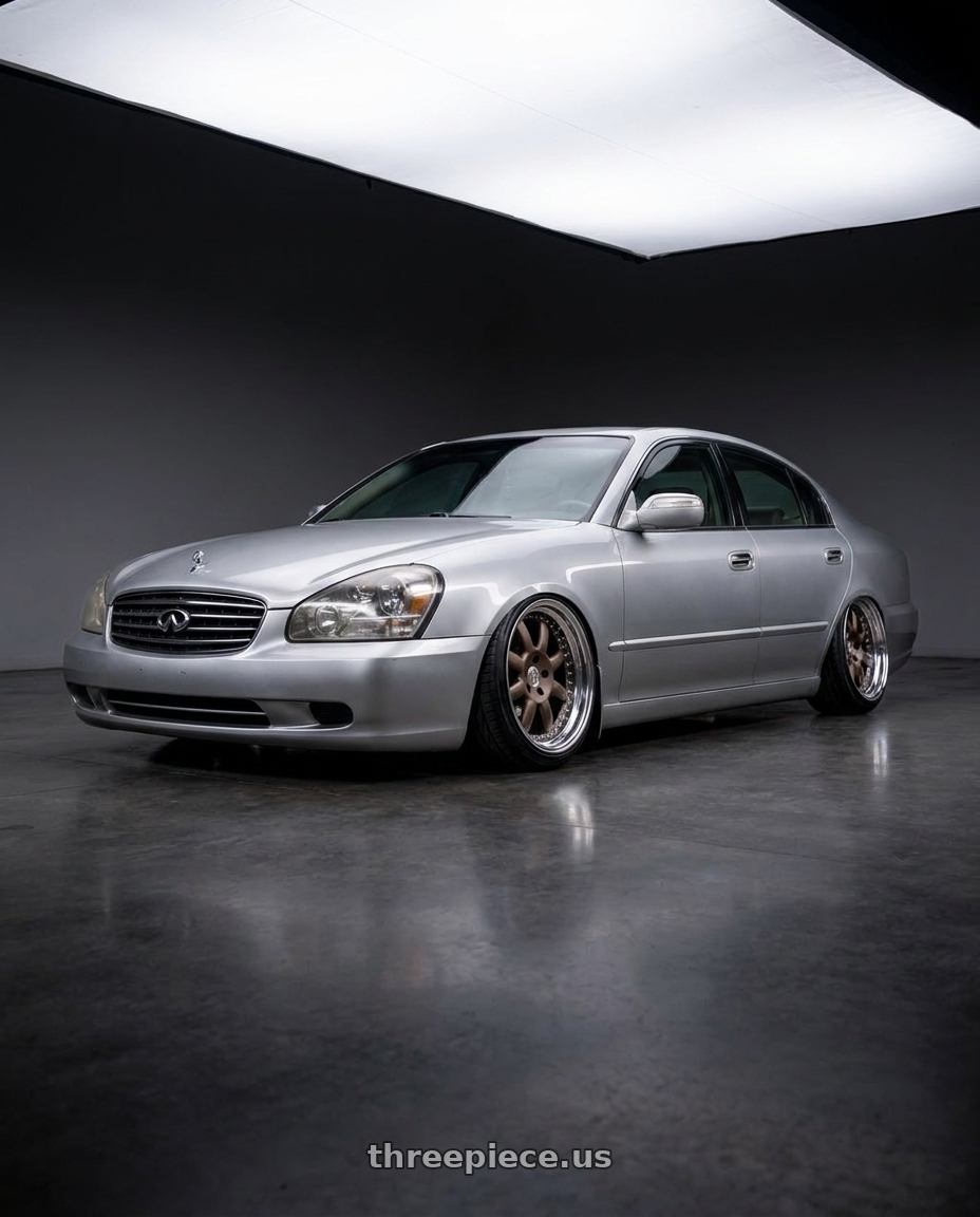 2003 Infiniti Q45 with Heritage Wheel TOKACHI wheels