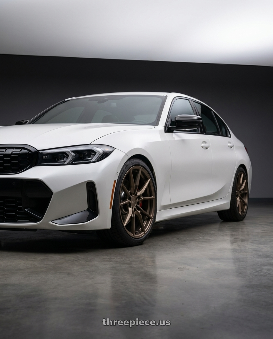 2025 BMW M340i xdrive with TSW NEPTUNE 5X112 20X9 +35 MATTE BRONZE wheels