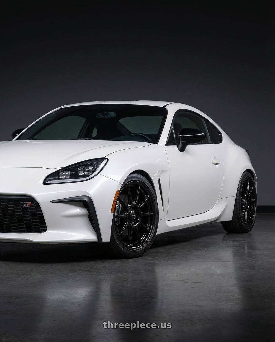 2016 Scion FR-S with Konig Lockout 5x100 17x8+38 Gloss Black wheels