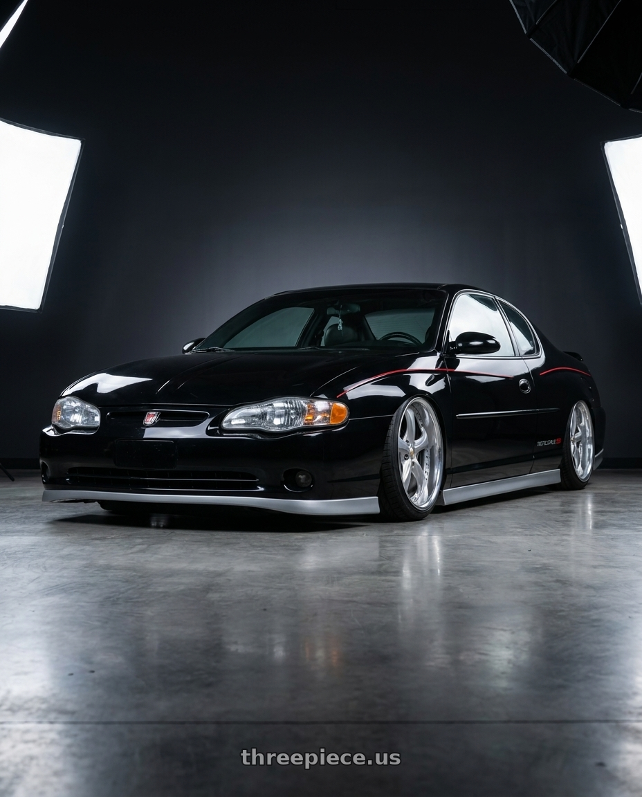 2003 chevy monte carlo ss with Work Wheels VS-KF 5x115 20x8+40 Light Grey Silver A Disk FULL REVERSE wheels