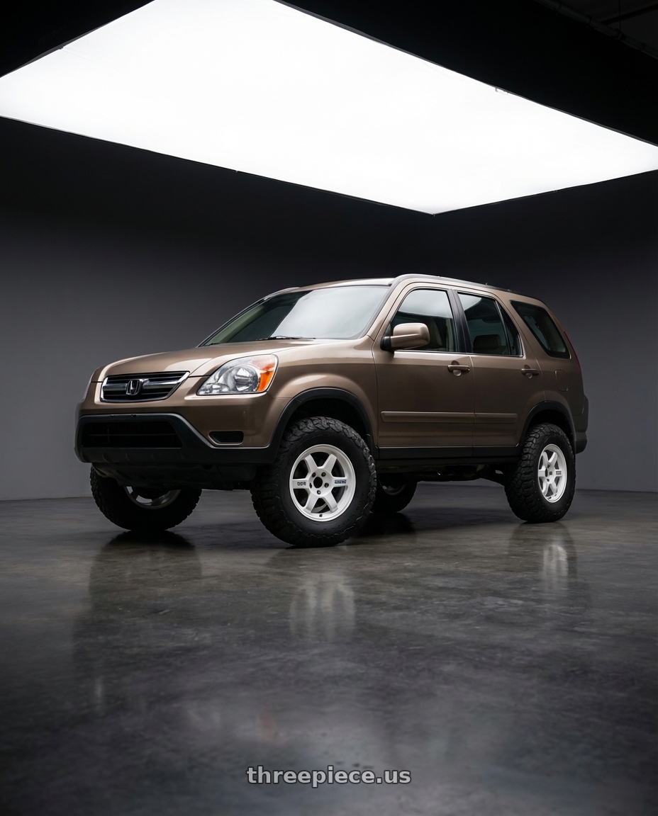 2002 Honda Crv Lx Mojave Brown Metallic with Rotiform 1pc R170 Dtm 5x1085x1143 19x85 35 Silver 19x85 Et35 wheels