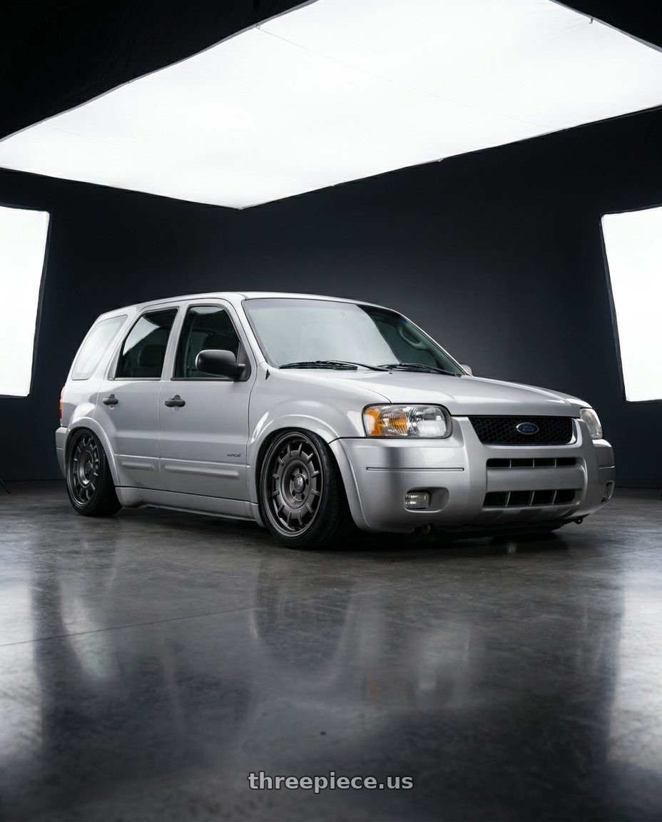 2000 Ford escape with fifteen52 BUNDT SV 6x130 17x8 +40 ASPHALT BLACK (SATIN BLACK) wheels