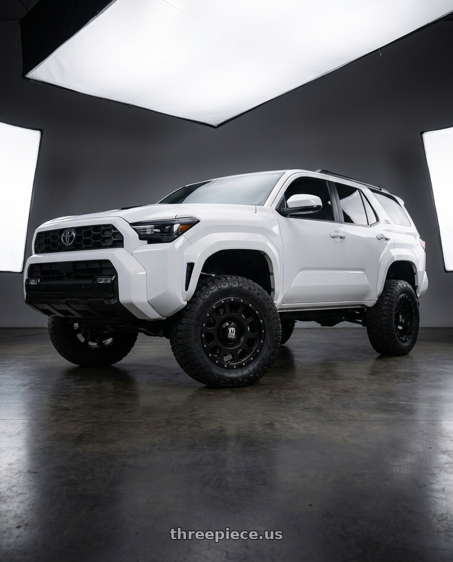 2022 Toyota 4Runner with XD XD126 ENDURO PRO 6X139.7 20X10 -24 SATIN BLACK WITH REINFORCING RING wheels